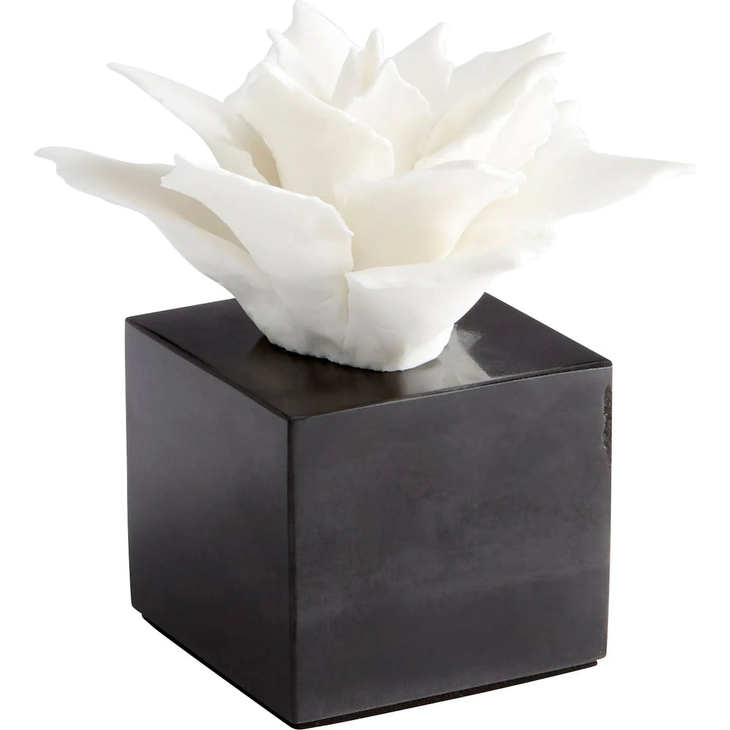 002 S-341904 | Primary Silo | Calendine Sculpture by Cyan Design in white. Made from ceramic, marble in a modern style.