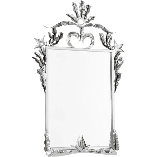 Burgess Mirror by Cyan Design in silver. Made from iron, glass in a transitional style.