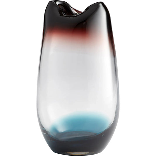Sweet Saffron Vase by Cyan Design in plum. Made from glass in a modern style.
