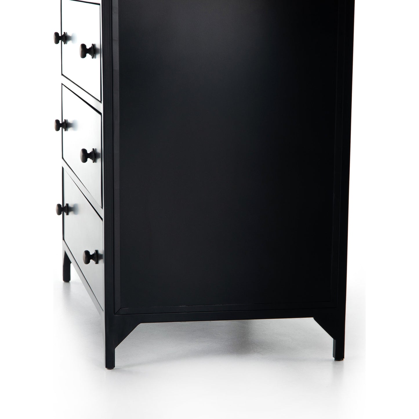 002 SI-1714416 | Additional Silo | Belmont Tall Dresser by Four Hands in black. Made from iron in a transitional style.