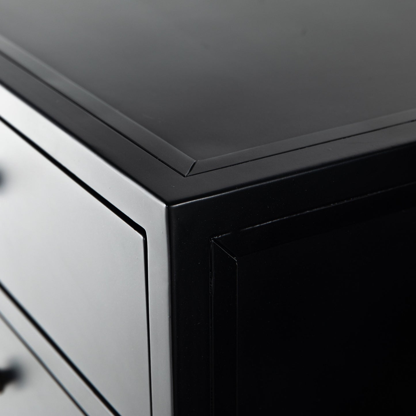 006 SI-1714416 | Additional Silo | Belmont Tall Dresser by Four Hands in black. Made from iron in a transitional style.