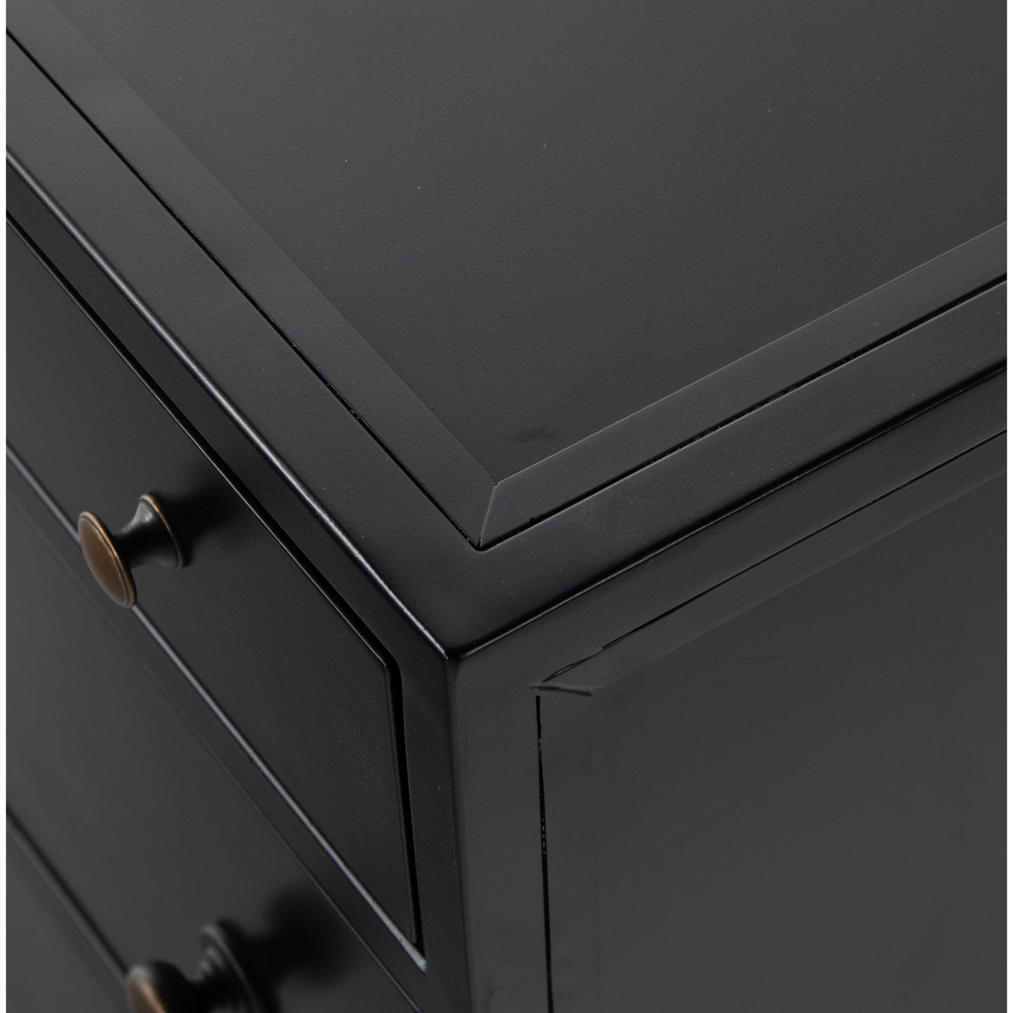 009 SI-1714419 | Additional Silo | Belmont Storage Nightstand by Four Hands in black. Made from iron in a modern style.