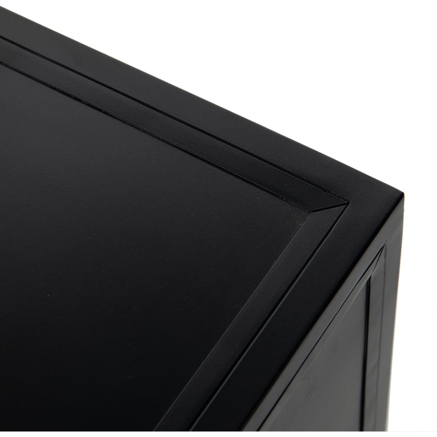 012 SI-1714419 | Additional Silo | Belmont Storage Nightstand by Four Hands in black. Made from iron in a modern style.