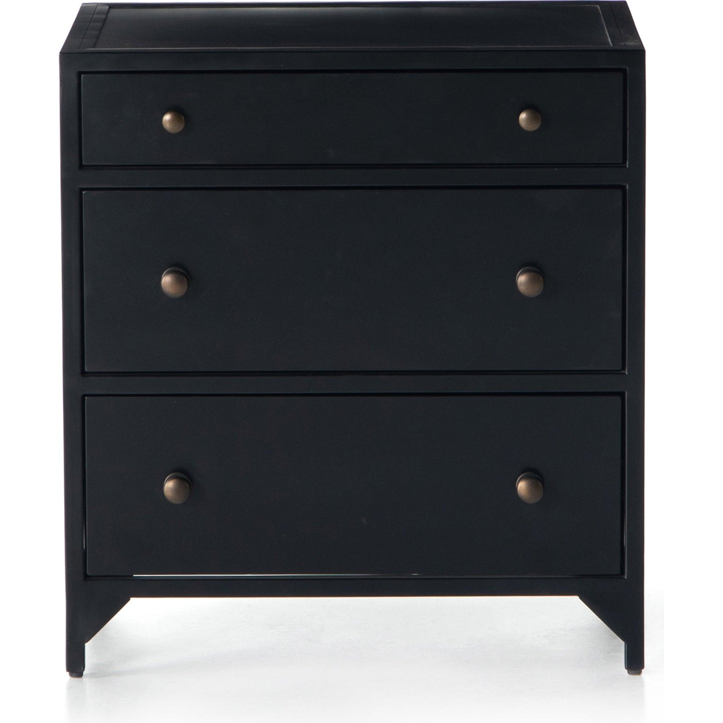 005 SI-1714419 | Additional Silo | Belmont Storage Nightstand by Four Hands in black. Made from iron in a modern style.
