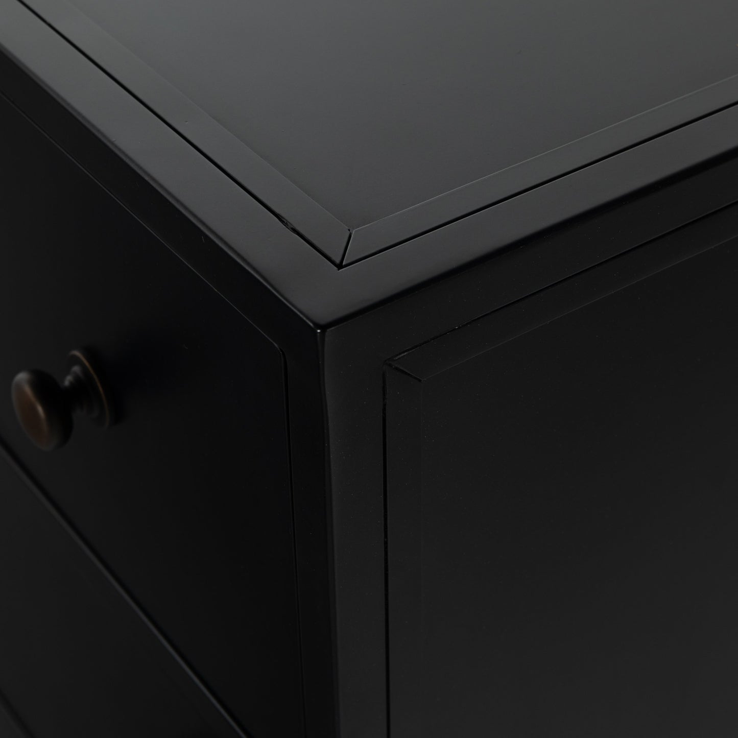 007 SI-1714414 | Additional Silo | Belmont Dresser by Four Hands in black. Made from iron in a transitional style.