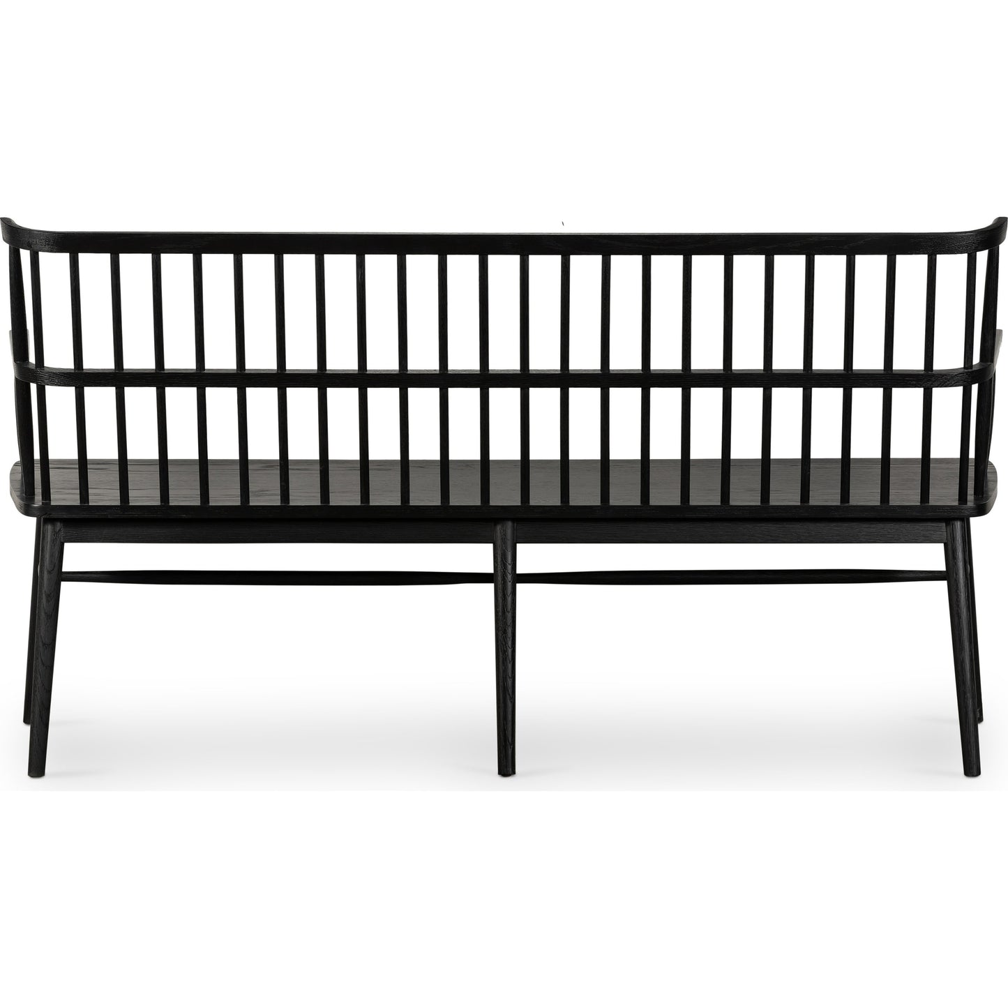 006 SI-1901548 | Additional Silo | Aspen Large Bench by Four Hands in black oak. Made from solid oak, oak veneer in a cottage & farmhouse style.