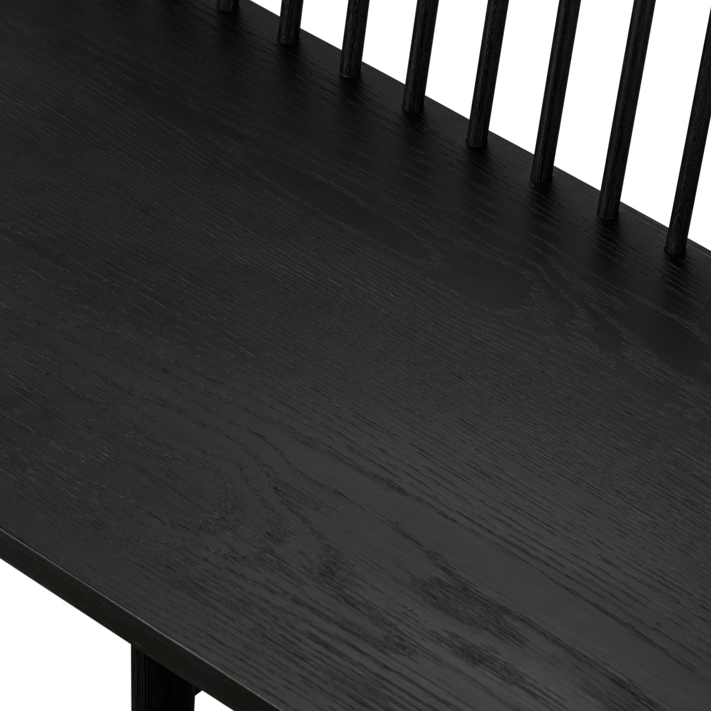 009 SI-1901548 | Additional Silo | Aspen Large Bench by Four Hands in black oak. Made from solid oak, oak veneer in a cottage & farmhouse style.