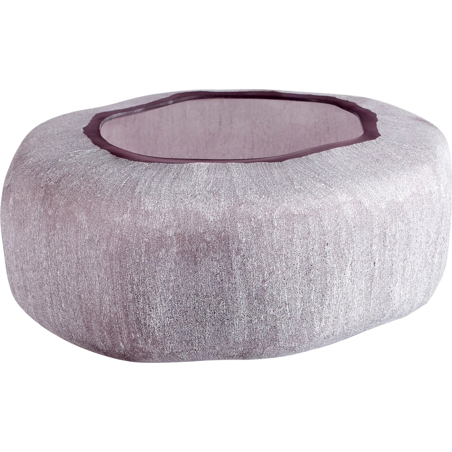 011 SR-745618 | Primary Silo | Vervain Vase by Cyan Design in textured plum. Made from glass in a eclectic & global style.