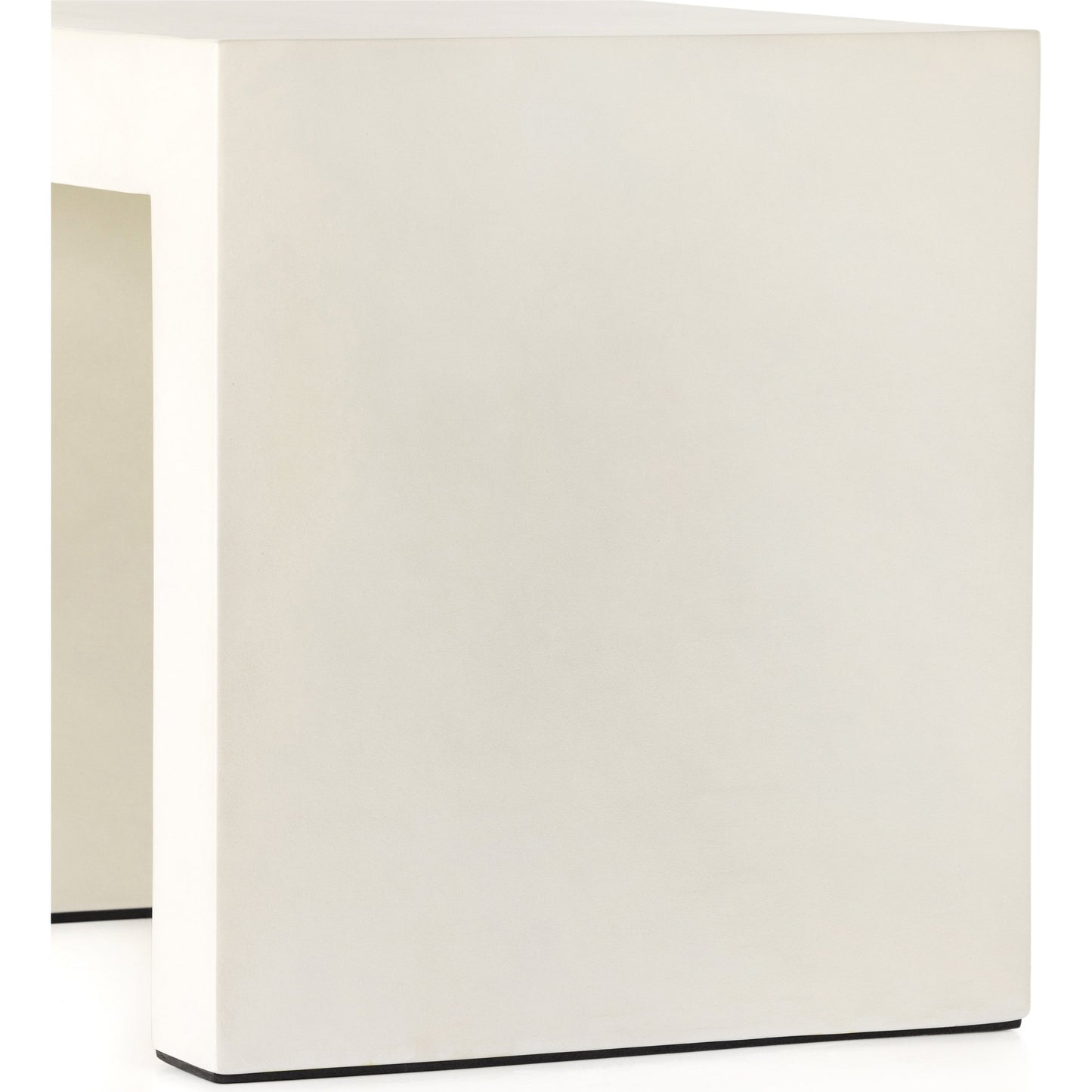 009 SI-1902505 | Additional Silo | Parish Outdoor End Table by Four Hands in white. Made from concrete in a transitional style.