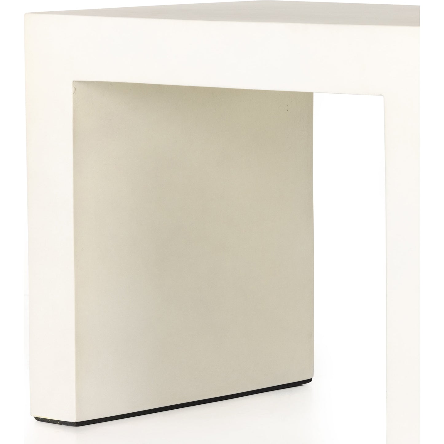 010 SI-1902505 | Additional Silo | Parish Outdoor End Table by Four Hands in white. Made from concrete in a transitional style.