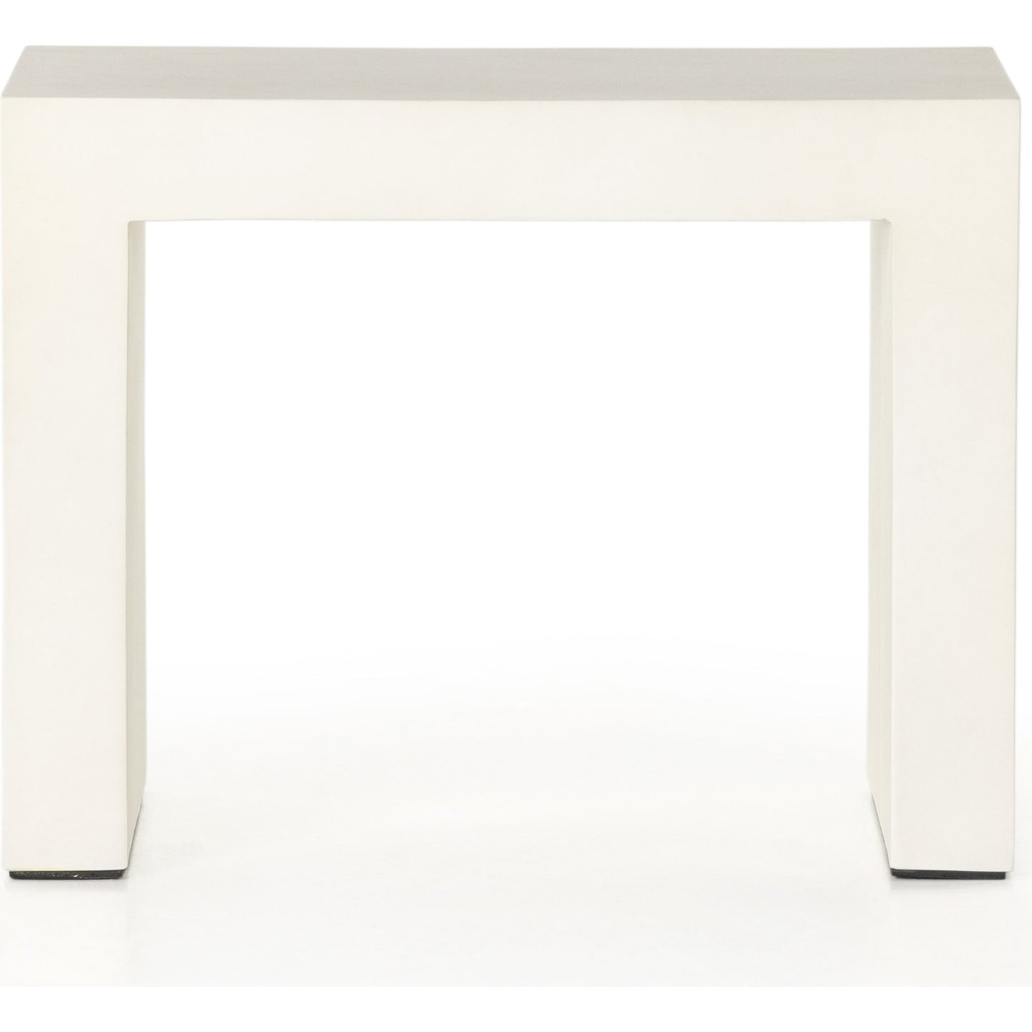 003 SI-1902505 | Additional Silo | Parish Outdoor End Table by Four Hands in white. Made from concrete in a transitional style.