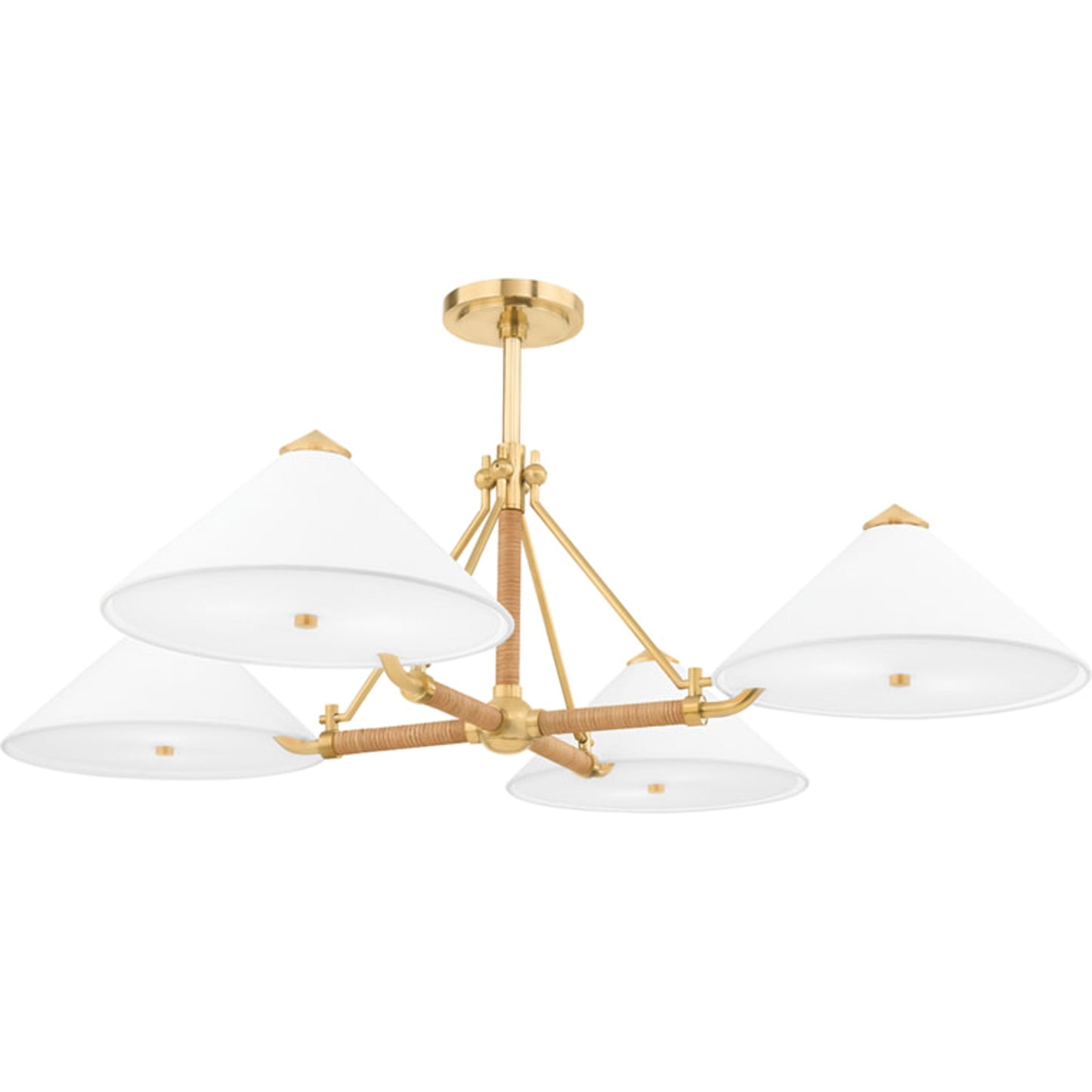 001 SI-1831403 | Primary Silo | Williamsburg Chandelier by Hudson Valley in aged brass. Made from steel in a transitional style.