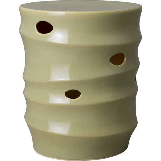 Caterpillar Garden Stool by Emissary USA in wasabi. Made from unique in a modern style.