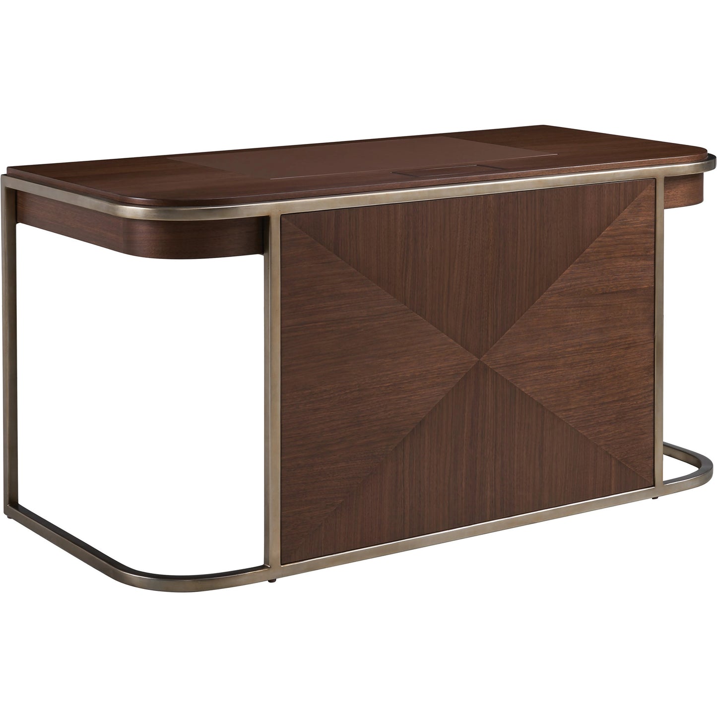 003 SI-2013204 | Additional Silo | Berwick Writing Desk by Sligh in dark walnut. Made from unique in a transitional style.