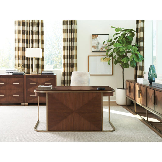 Berwick Writing Desk by Sligh in dark walnut. Made from unique in a transitional style.
