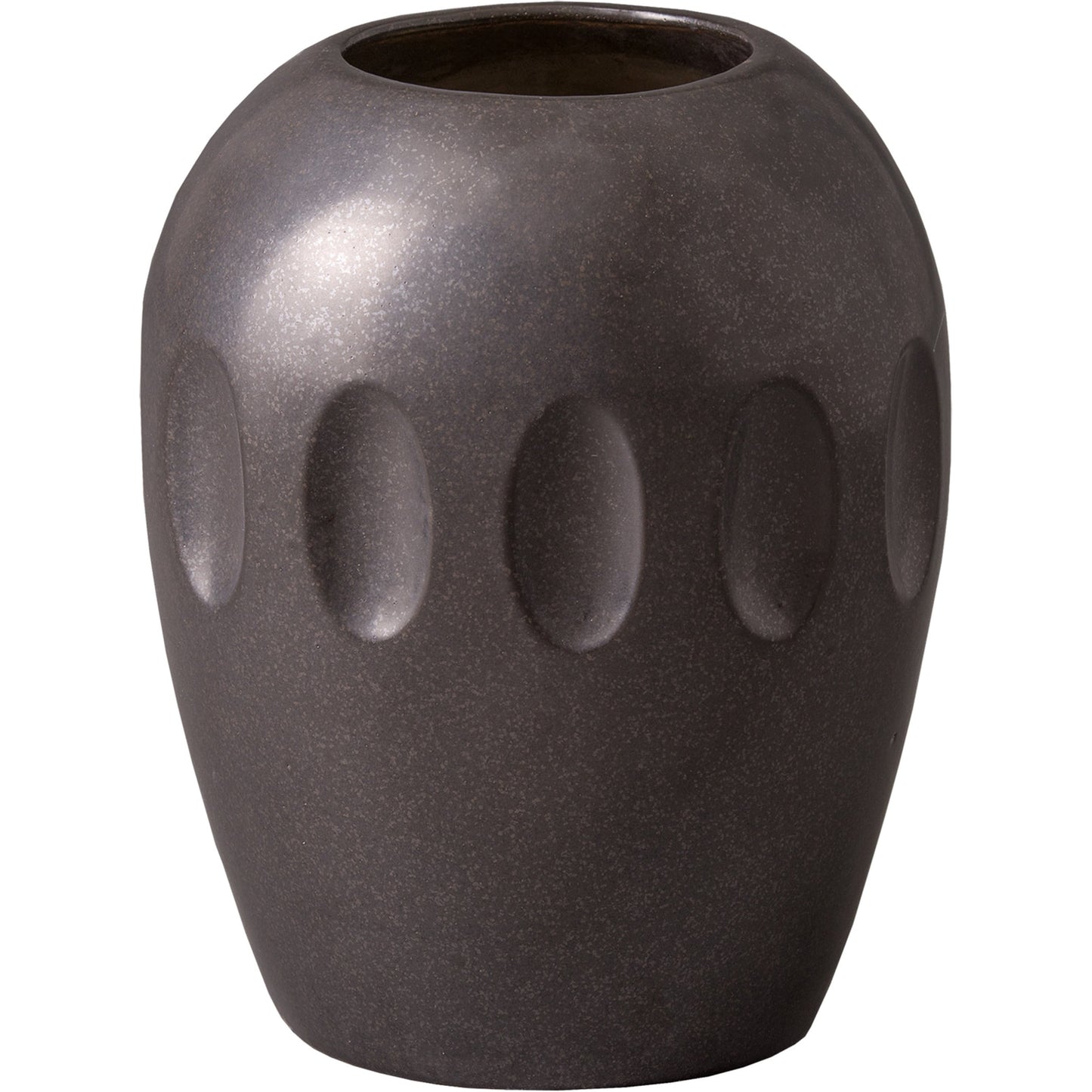 001 S-301056 | Additional Silo | Orion Vase by Emissary USA in gunmetal. Made from unique in a modern style.