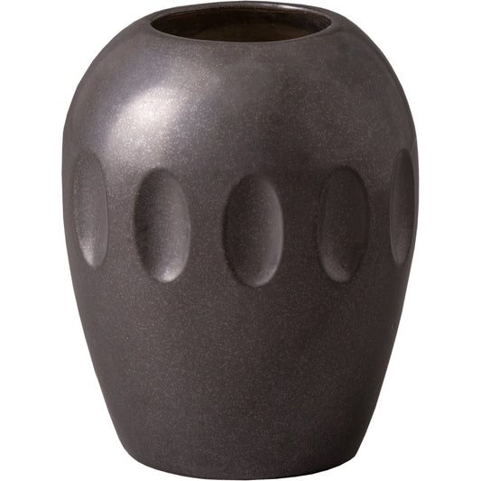 Orion Vase by Emissary USA in gunmetal. Made from unique in a modern style.