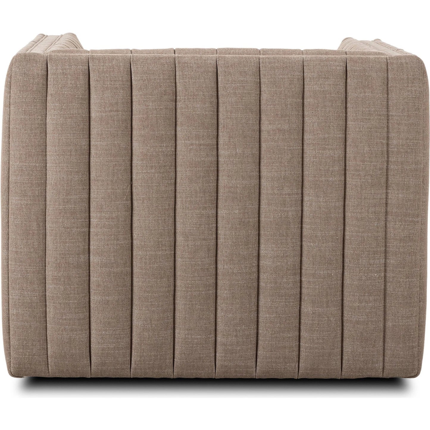 004 SI-2327540 | Additional Silo | Augustine Swivel Chair by Four Hands in crypton nomad taupe. Made from 92% polyester, 8% flax/linen in a unique style.