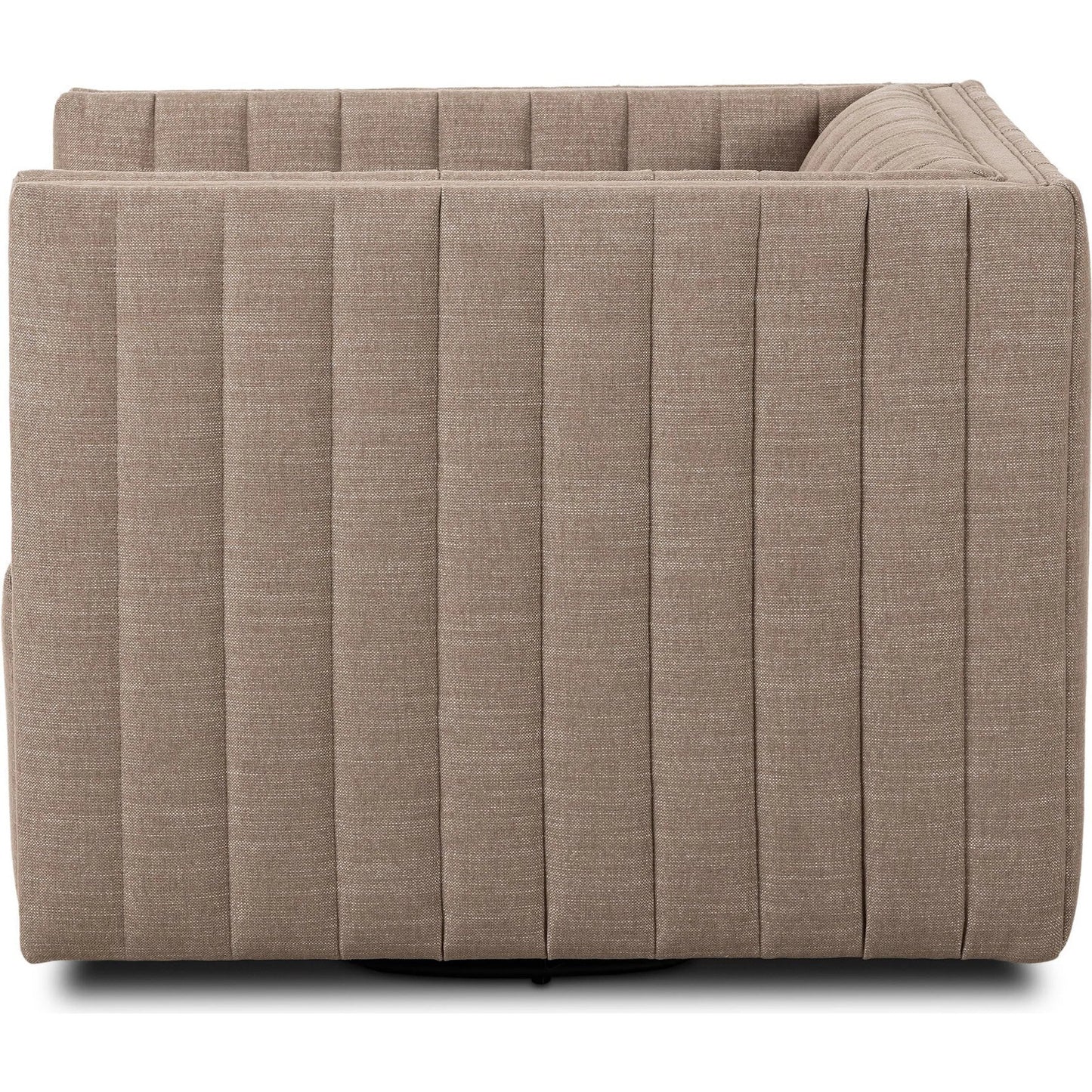 003 SI-2327540 | Additional Silo | Augustine Swivel Chair by Four Hands in crypton nomad taupe. Made from 92% polyester, 8% flax/linen in a unique style.