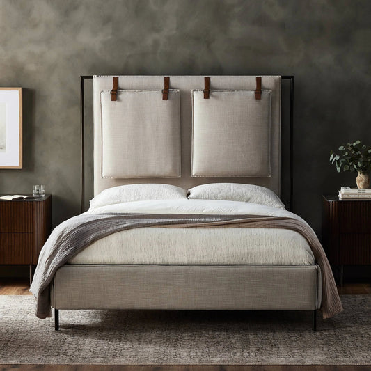 Leigh Upholstered Bed by Four Hands. Made from unique in a modern style.