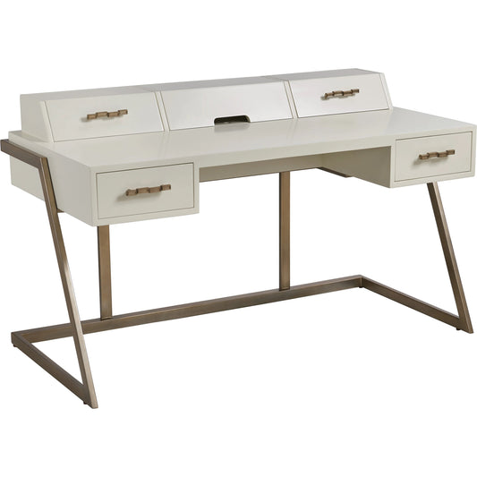 001 SI-2013208 | Primary Silo | Langley Writing Desk by Sligh in ivory. Made from unique in a modern style.
