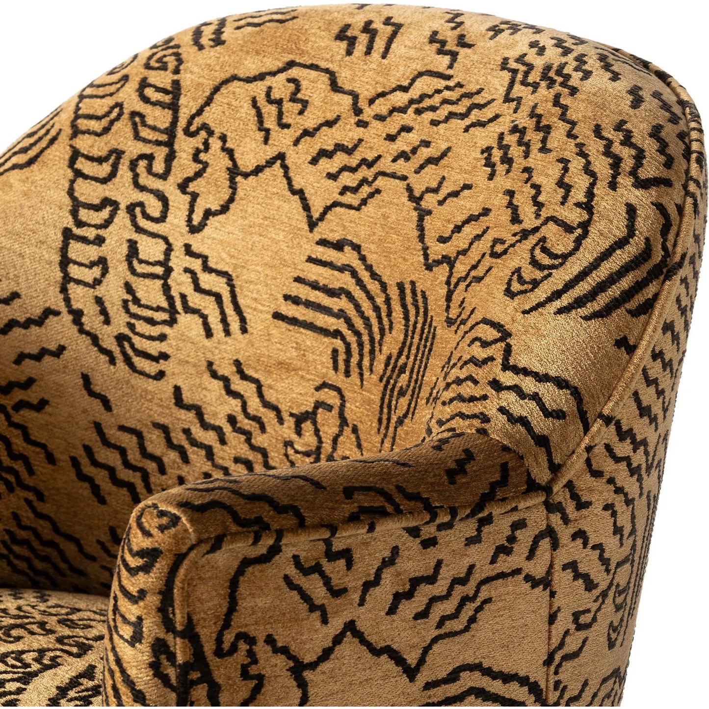 056 SI-2257023 | Closeup | Aurora Swivel Chair by Four Hands. Made from unique in a modern style.