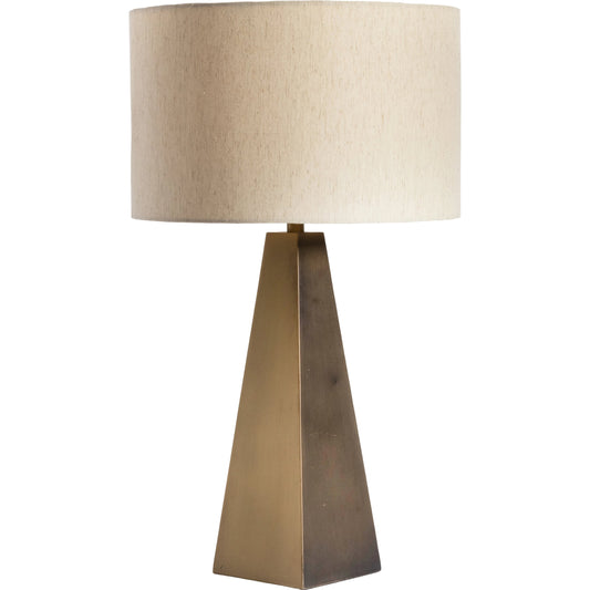 Leander Table Lamp by Four Hands. Made from iron, 100% cotton in a eclectic & global style.