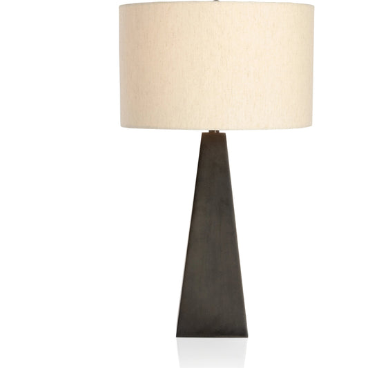 Leander Table Lamp by Four Hands. Made from iron, 100% cotton in a eclectic & global style.