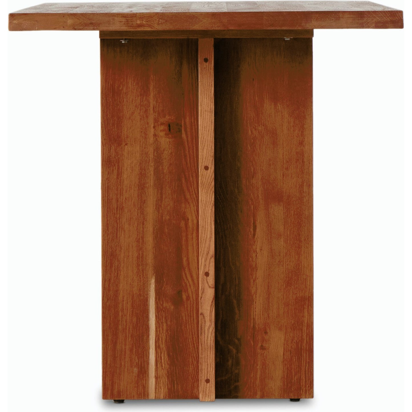 009 SI-1902540 | Additional Silo | Erie Bar Table by Four Hands in dark smoked oak. Made from solid oak in a rustic style.