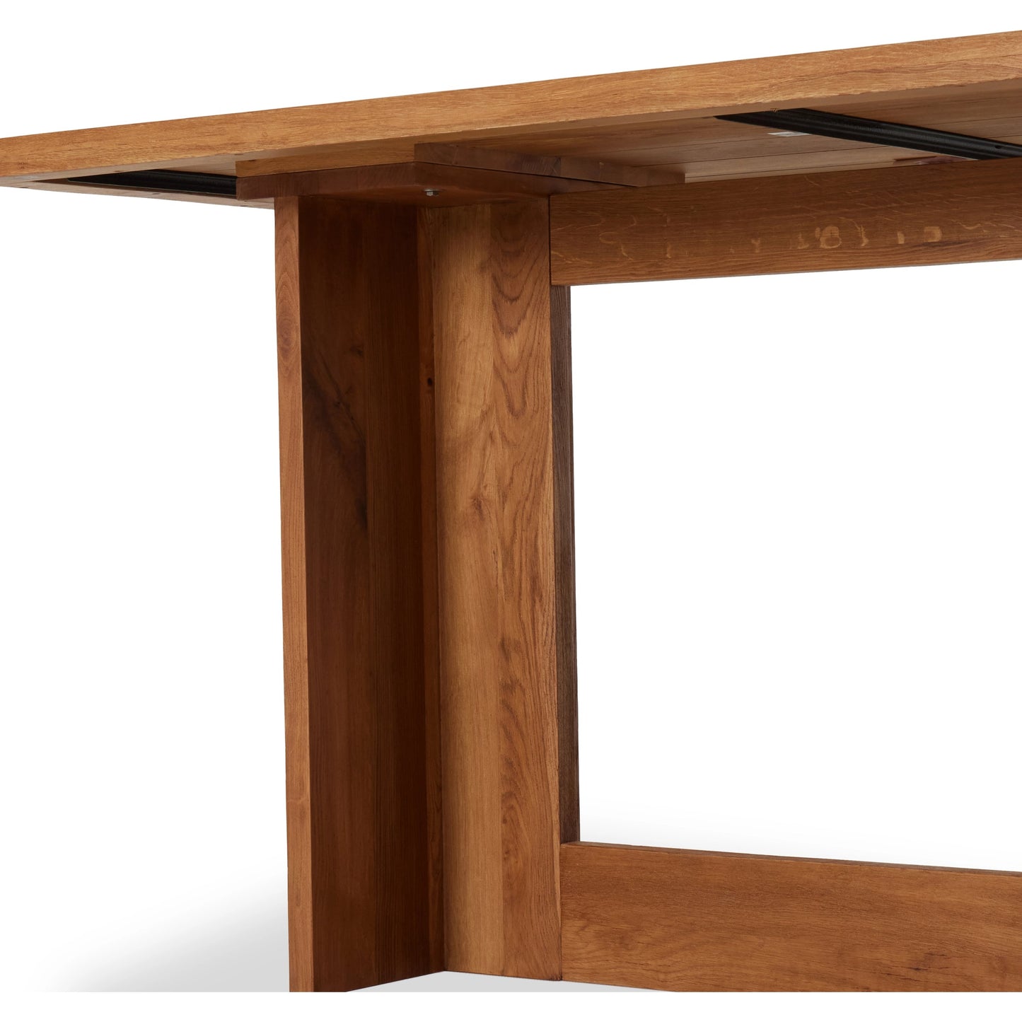 005 SI-1902540 | Additional Silo | Erie Bar Table by Four Hands in dark smoked oak. Made from solid oak in a rustic style.