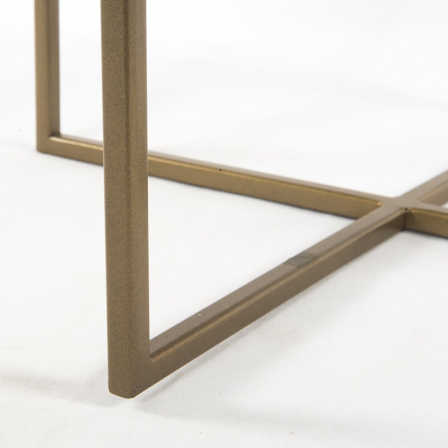 006 SI-1797579 | Additional Silo | Olivia Nightstand by Four Hands in antique brass, polished white marble. Made from iron, solid marble in a modern style.