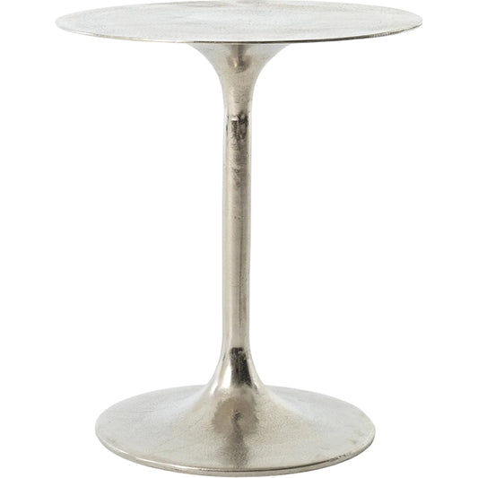 Tulip Side Table by Four Hands. Made from aluminum in a modern style.