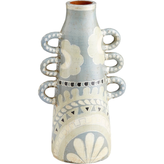 High Desert Vase by Cyan Design in olive green. Made from terracotta in a eclectic & global style.
