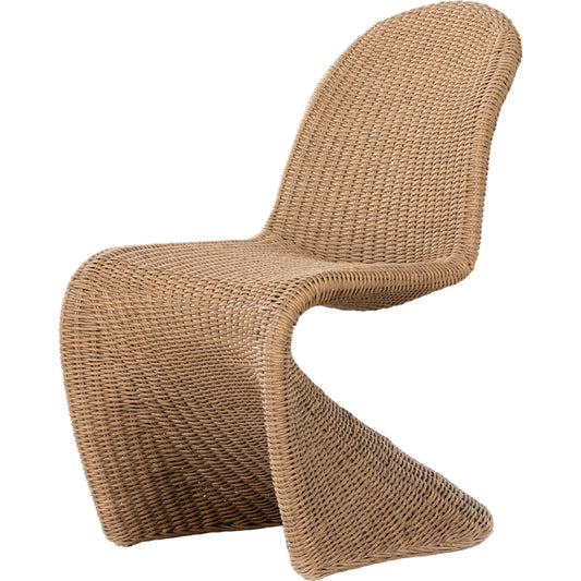 Portia Outdoor Dining Chair by Four Hands. Made from 100% polyethylene, iron in a modern style.