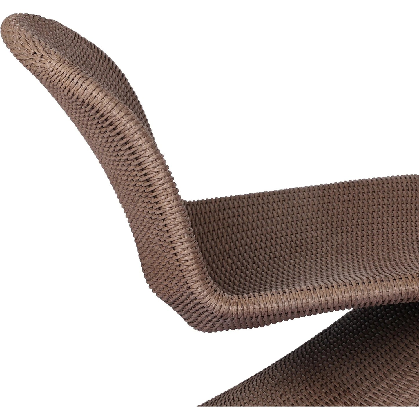 036 SI-2327590 | Closeup | Portia Outdoor Occasional Chair by Four Hands. Made from 100% polyethylene, iron in a coastal style.