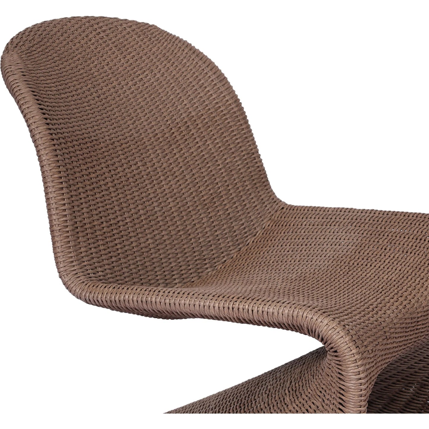 040 SI-2327590 | Closeup | Portia Outdoor Occasional Chair by Four Hands. Made from 100% polyethylene, iron in a coastal style.
