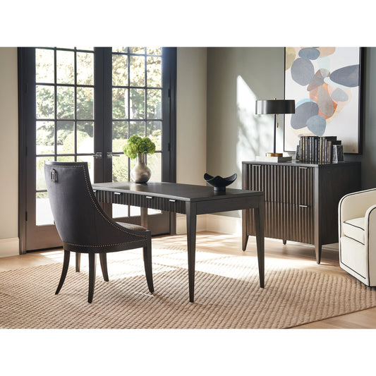 Jasper Writing Desk by Sligh in dark walnut. Made from unique in a traditional style.