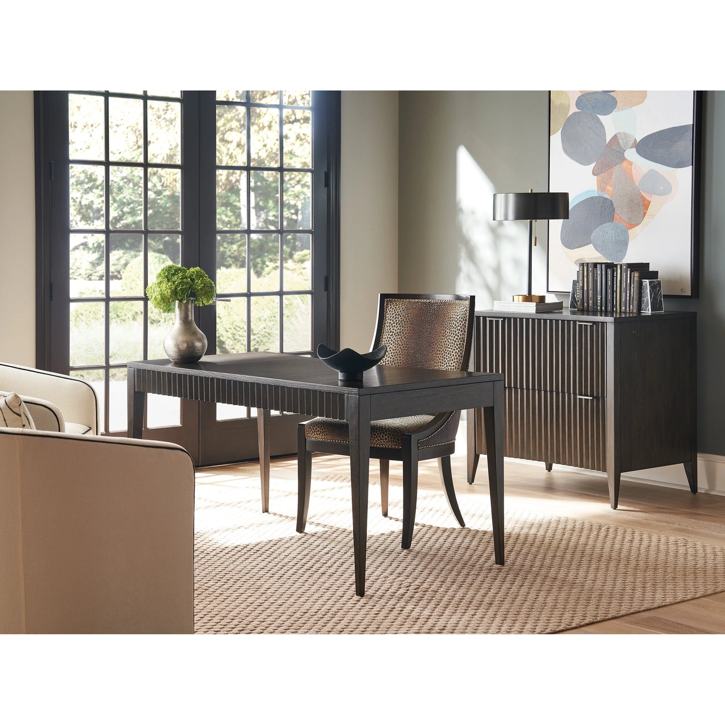006 SI-2013210 | Lifestyle | Jasper Writing Desk by Sligh in dark walnut. Made from unique in a traditional style.
