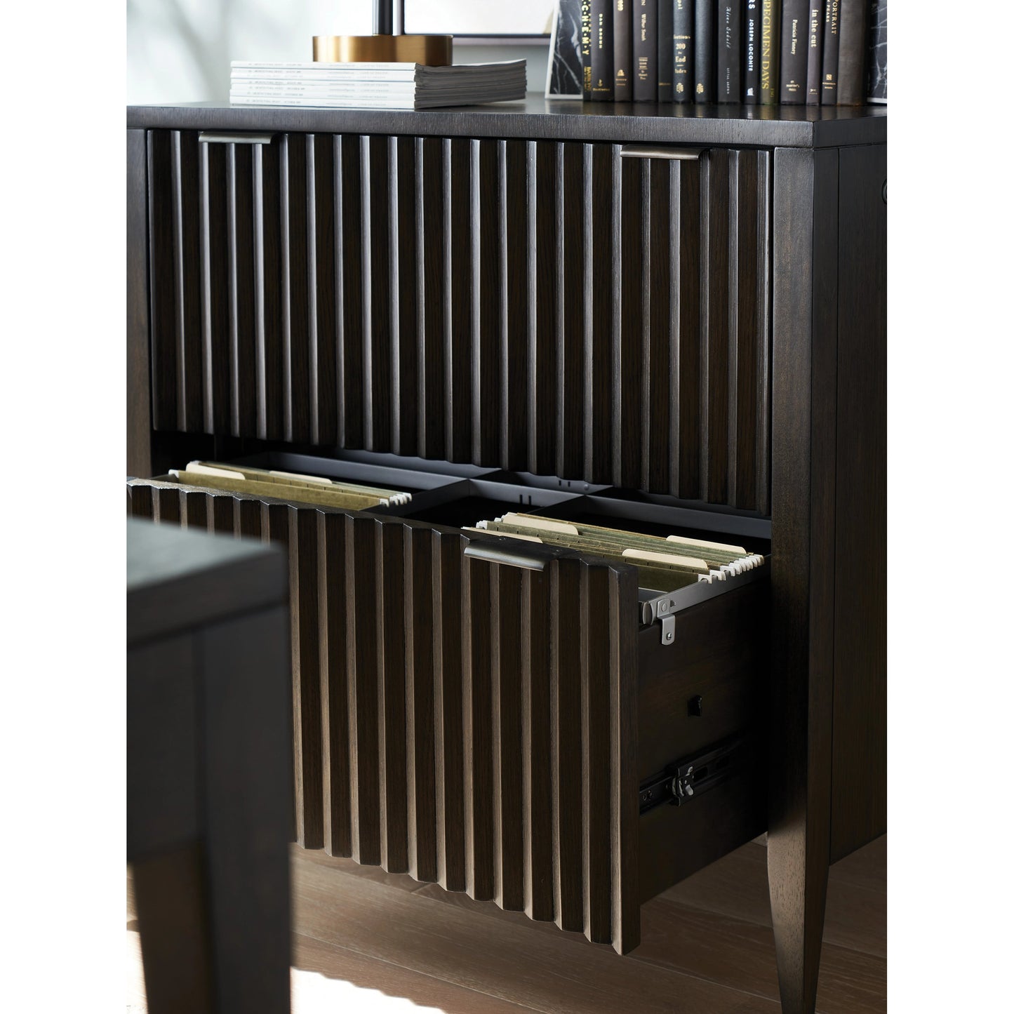 009 SI-2013211 | Lifestyle | Jasper File Chest by Sligh in dark walnut. Made from unique in a traditional style.