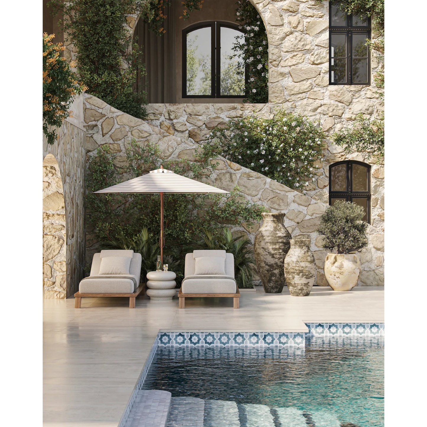 015 SI-2257254 | Lifestyle | Ragusa Urn by Currey and Company. Made from terracotta in a rustic style.