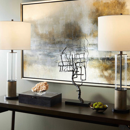 Puma Container by Cyan Design in gray. Made from leather, wood in a modern style.