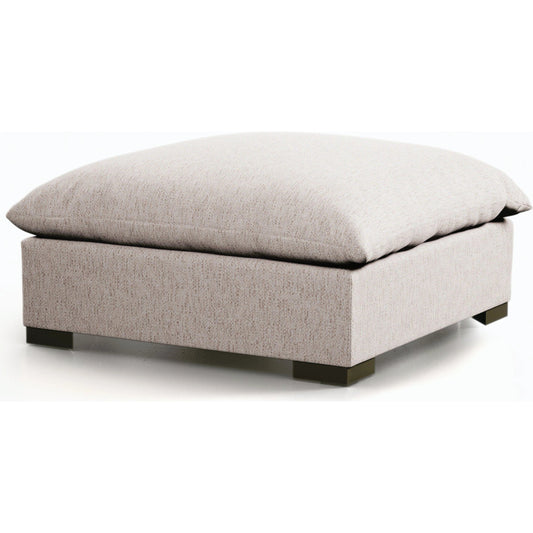 001 SI-1717209 | Primary Silo | Westwood Sectional Ottoman by Four Hands in bennett charcoal. Made from 100% polyester, solid banak, pine plywood in a modern style.