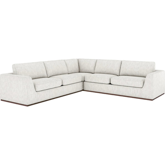 086 SI-1797846 | Primary Silo | Colt 3-Piece Sectional by Four Hands in merino cotton. Made from 100% polyester, solid rosa morada, solid pine in a modern style.