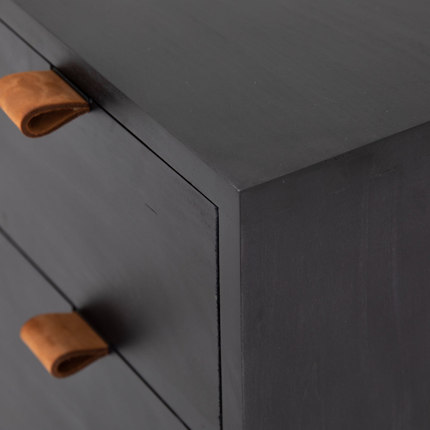 024 SI-1901040 | Additional Silo | Trey Modular Filing Cabinet by Four Hands. Made from solid poplar, top grain leather, iron in a modern style.