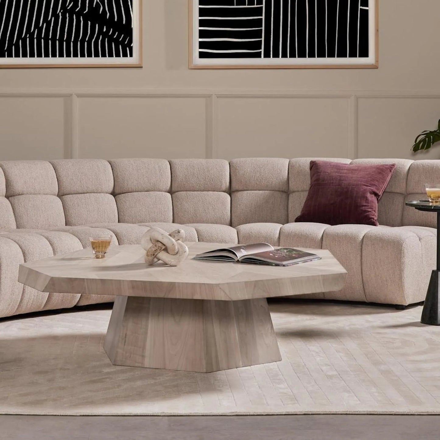051 SI-1714614 | Lifestyle | Brooklyn Coffee Table by Four Hands. Made from unique in a eclectic & global style.