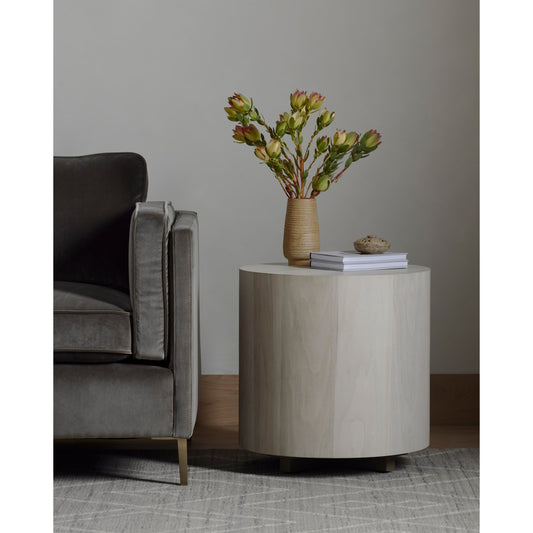 Hudson Round End Table by Four Hands. Made from unique in a modern style.