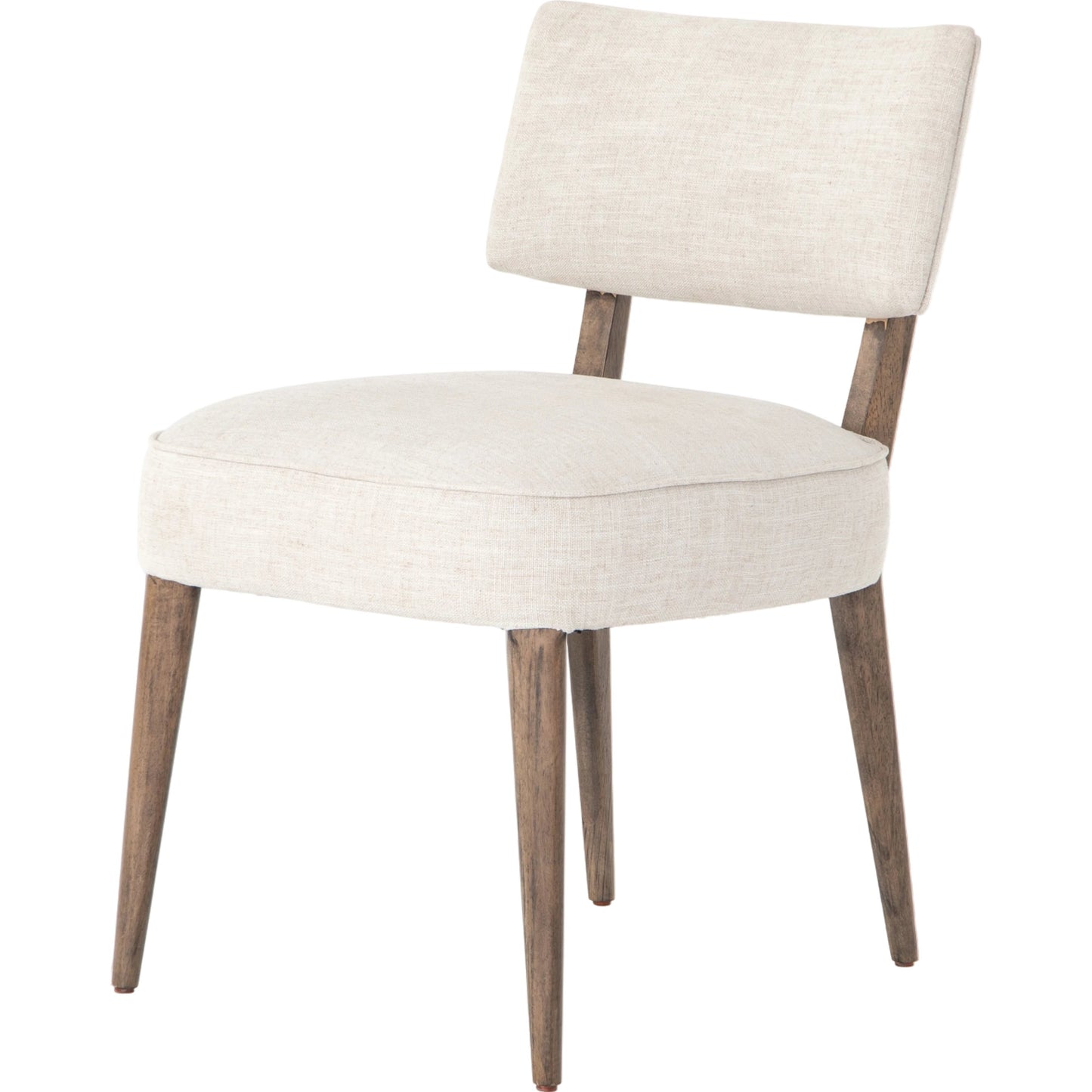 001 SI-1901082 | Additional Silo | Orville Dining Chair by Four Hands in cambric ivory. Made from 90% polyester, 10% flax, linen, solid parawood, iron in a modern style.