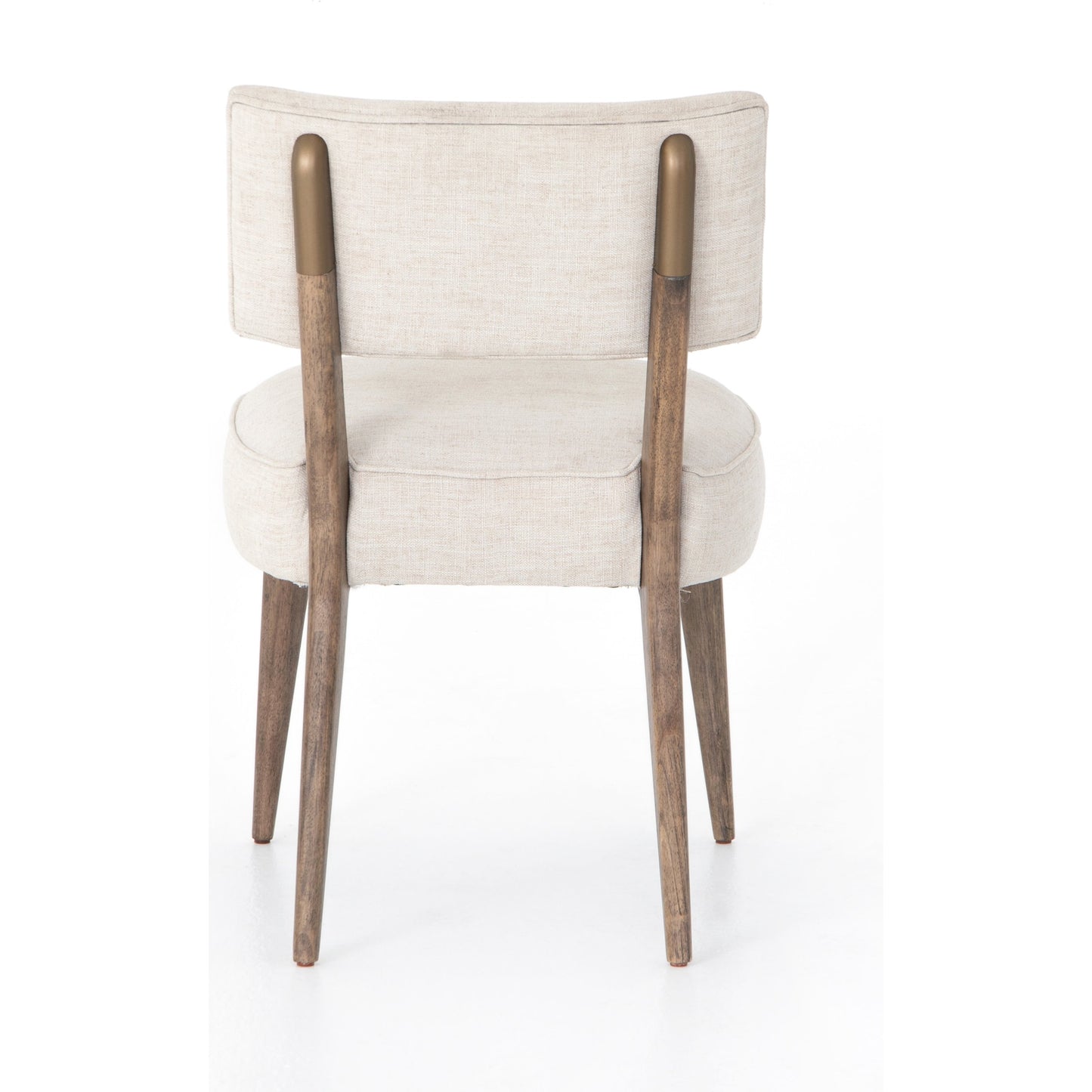 005 SI-1901082 | Additional Silo | Orville Dining Chair by Four Hands in cambric ivory. Made from 90% polyester, 10% flax, linen, solid parawood, iron in a modern style.