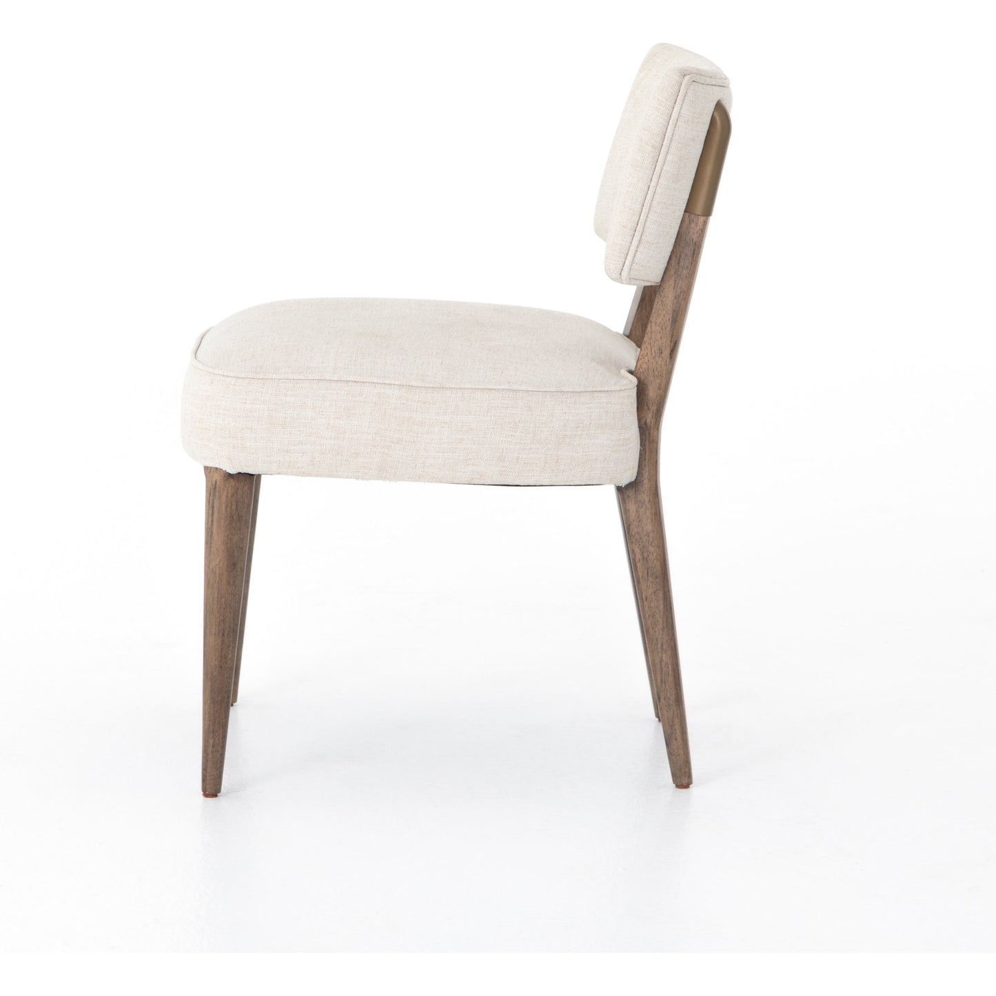 004 SI-1901082 | Additional Silo | Orville Dining Chair by Four Hands in cambric ivory. Made from 90% polyester, 10% flax, linen, solid parawood, iron in a modern style.