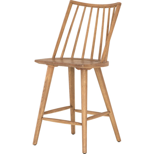 Lewis Windsor Counter Stool by Four Hands. Made from unique in a transitional style.